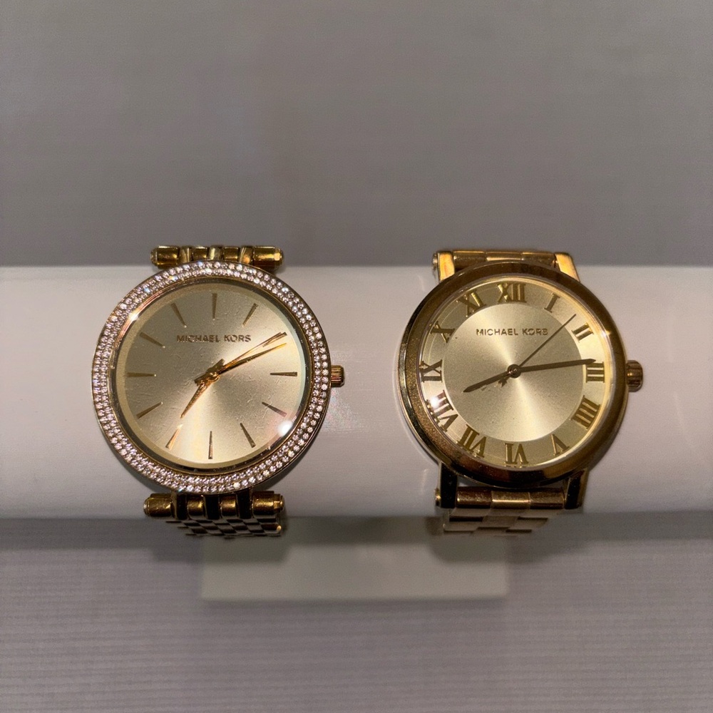 Michael Kors Gold Watch Duo